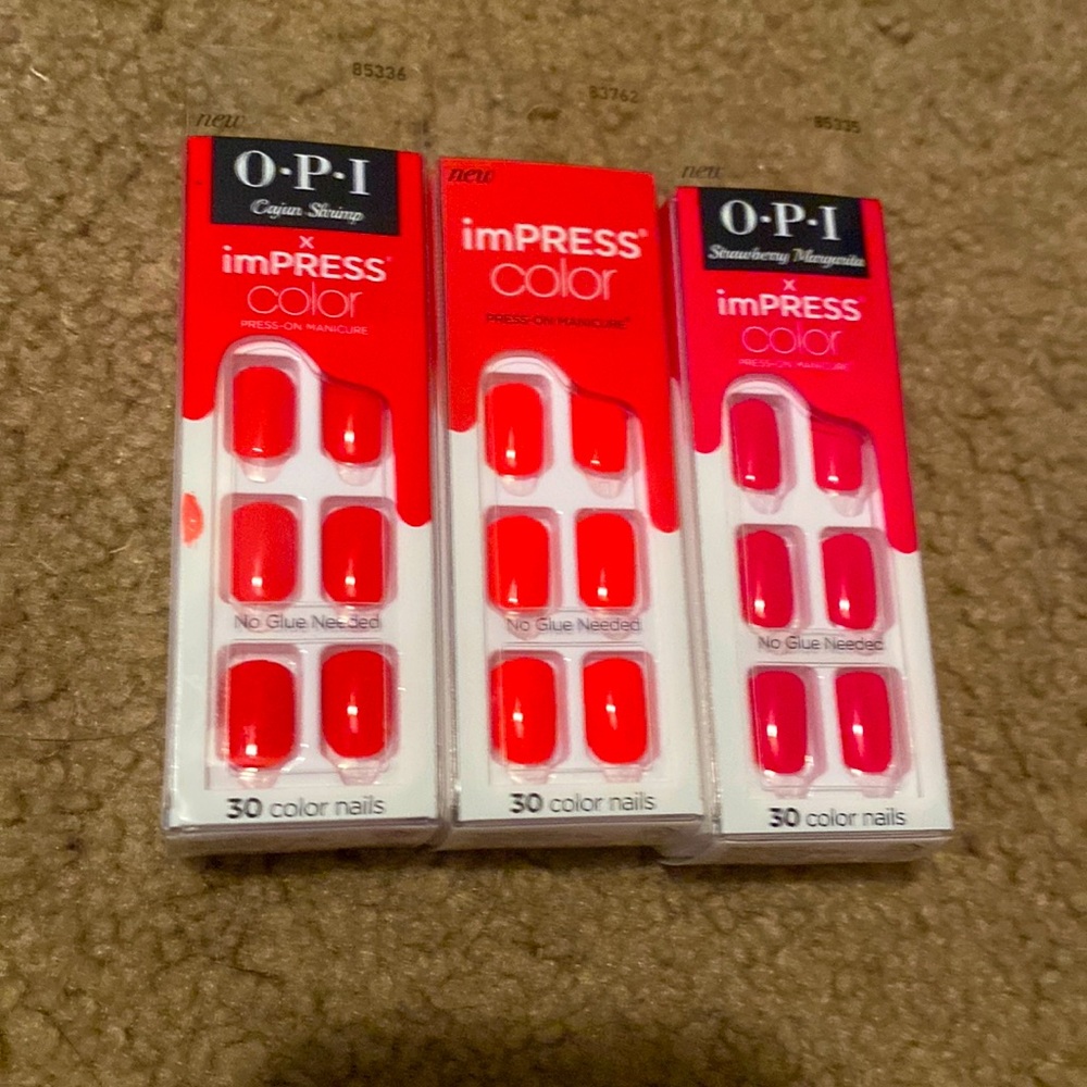 Impress nails.